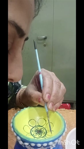 Simple alpona design # 💛# Drowa alpona #shorts# pot alpona