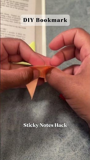 Sticky Note Bookmark Hack | easy bookmarks DIY|