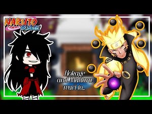 Hokage and Madara react to Naruto Uzumaki || Naruto Gacha React || 🇺🇸🇧🇷🇷🇺 || Gacha react ||