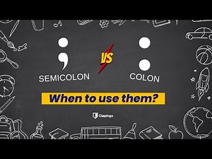 Semicolon vs Colon: What's the difference?