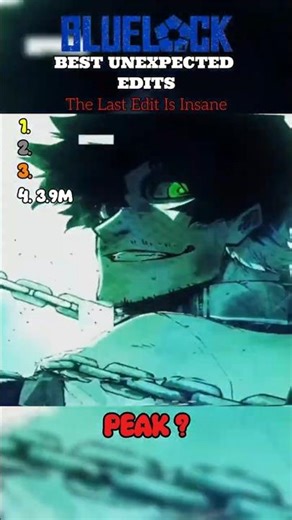 Blue Lock Edits Ranking Unexpected #anime #bluelock #animeedit #kaiser #bluelockedit #edit