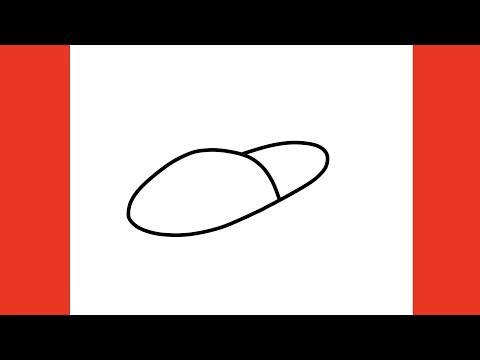 How to draw a Slipper / drawing slippers step by step