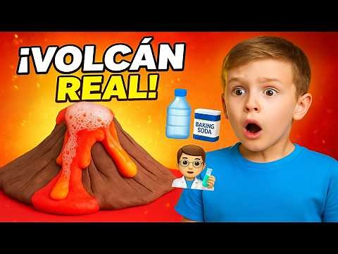 How to make a model volcano that erupts