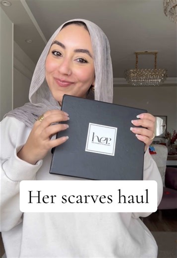 Stylish Scarves Haul from Her Scarves