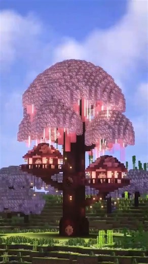 Minecraft Cherry Tree House 🌸 | Easy & Beautiful Build Tutorial
