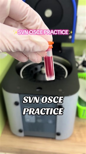 SVN OSCE practice - how long and what speed should you spin blood in the centrifuge? #vetnurse #svn #studentvetnurse #rvn #vetmed