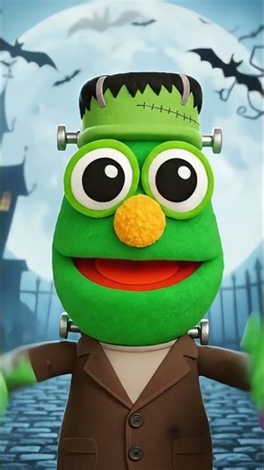 Frankenstein Halloween #PuppetGiggles #shorts #halloween