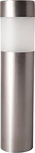 Paradise by Sterno Home Stainless Steel Solar Bollard Light with White LED, 4-Pack, Stainless Steel