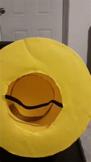 DIY Minion Hat made from Cardboard