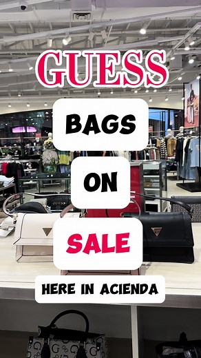 Elevate Your Outfit with Guess Bags from Acienda