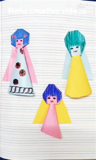 How to make finger puppets with paper easy way#art#drawing#ytshorts#shorts#creativetips#handcrafted