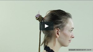 Collapsed Lark's Head Hair Tie | Crash Restraint