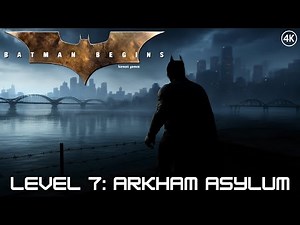 Batman Begins PART 7: ARKHAM ASYLUM [PS2, Gamecube, XBOX] Gameplay Walkthrough Movie [4K 60FPS🔴]