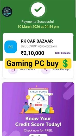 gaming PC buy 💲 redeem code pahla comment 🤍