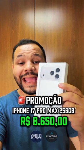 Atlântico distribuidora🦈 on Instagram: "PROMOÇÃO IPHONE 17 PRO MAX 256GB! Entre em contato agora mesmo com um dos nossos vendedores via WhatsApp e garanta agora suas peças! #iphone17promax #iphone17 #iphone"