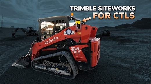 Trimble adds Siteworks Machine Guidance for compact track loaders