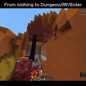 From zero to hero | Dungeon/Ruined Portal/Lava All Synchronized | #minecraftgameplay #minecraft