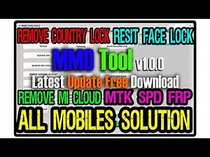 MMO TOOL V1.0.0 | All IN One Tool | FRP | Imei | Flashing | Screen Lock | Mi Cloud | Country lock