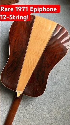 1971 Epiphone FT-565 12-String 3-Piece Back perfected at the Zimnicki Guitars Workshop