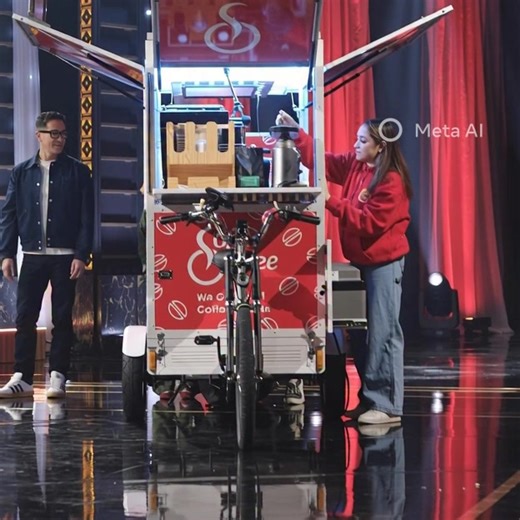 Innovative Coffee Bike Concept on Dragons Den Canada