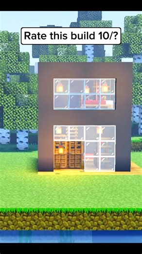 Minecraft Modern house Tutorial 🏡