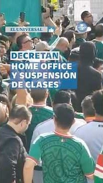Home office y sin clases por el Mundial 2026 fechas en CDMX y Guadalajara #shorts