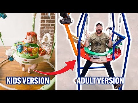 I Build An ADULT BABY BOUNCER!
