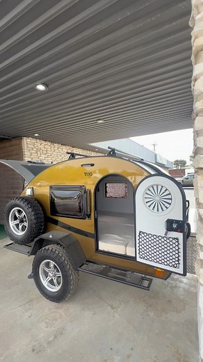 Princess Craft RV on Instagram: "Did you know you have custom color options when building out a nuCamp? We’re loving this custom 2025 Gold TAG! ✨ #nucamp #nucamprv #teardroptrailer #rv #tinytrailer #campinglife #rvtour #campertour #rvlife #roundrock #texasdealer #camping #camper #camperlife #outdoors #hiking #adventure #outdoorlife #houstondealership"