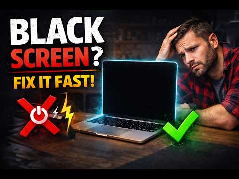 MacBook Won’t Turn On? Black Screen Fix in Minutes!