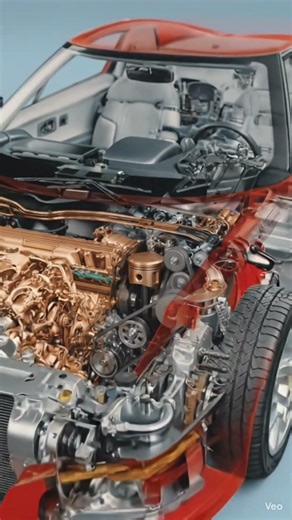 1️⃣ Best Title “Inside a Car Engine in 15 Seconds | 3D Engineering Animation” #3danimation #bmw