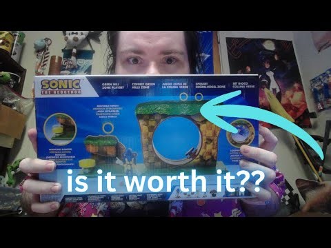 Sonic Green Hill Zone Playset UNBOXING!
