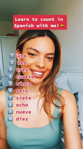 Learn to count in Spanish with me!🇪🇸