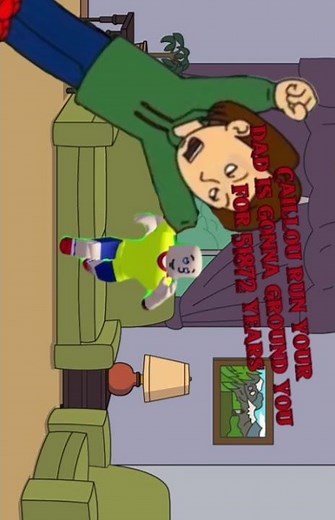 Caillou gets grounded #roblox #robloxedit #edit #caillou