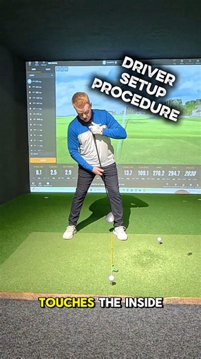 The Perfect Driver Setup (More Distance Without Swinging Harder) When you tee the ball up with a driver, it’s the only shot in golf where you control everything. ✔️ Flat lie ✔️ Perfect ball position ✔️ Adjustable tee height That’s why your driver setup needs to be repeatable and correct — every single time. If you want more distance and better consistency, this is the setup I use. Step-by-step driver setup: 1️⃣ Start with your feet together 2️⃣ Take a small step with your lead foot and turn the 