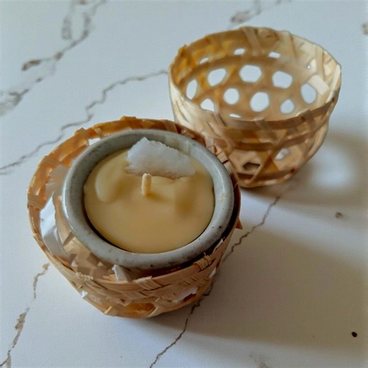 Sacred Ritual Candle — Handmade Ceramic Altar Candle for Meditation & Quiet Ceremonies - Etsy