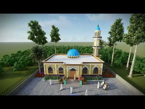 MOSQUE BUILDING 3D Buildup Animation | Modern Architecture in Motion