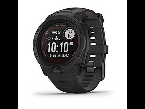 Garmin Instinct Solar Rugged GPS Smartwatch Graphite Review - Pros & Cons - garmin 010-02293-10