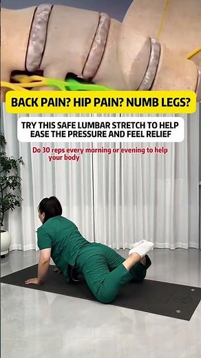 Simple Lumbar Stretch for Back Pain Relief