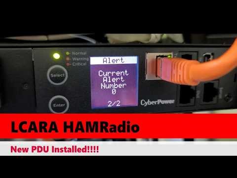 LCARA HAM Radio: Vintage - New PDU Installed!!!!