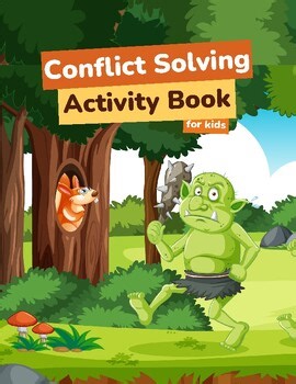 Conflict Solving activity book | social worksheets back to school fall
