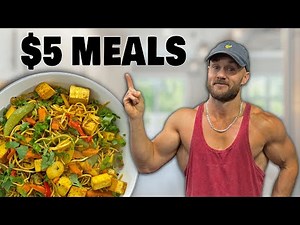 How I stay fit eating $5 meals (Vegan & High Protein)