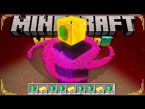 A FARM DE ESMERALDA e OURO INFINITA! - Minecraft Survival Eterno