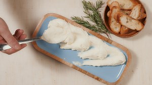 Looking for more ways to use brie? Check out this easy, creamy whipped brie topped with herbs, nuts, and drizzled with honey. Serve with your favourite crackers or a nice crusty baguette for dipping. Get the full recipe: bit.ly/3LLr97K | BC Dairy | Facebook