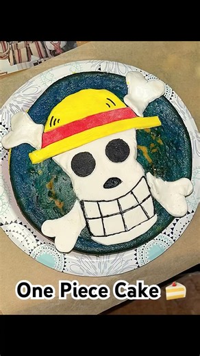 One Piece Cake! 🍰 #onepiece #anime #cake #cakedecorating