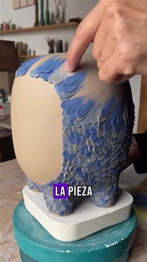 Texturas con bolitas de arcilla 🔵