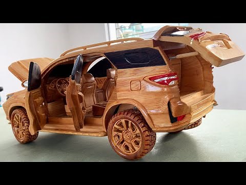 Wood Carving - Toyota Fortuner Legender 2021 - Woodworking Art