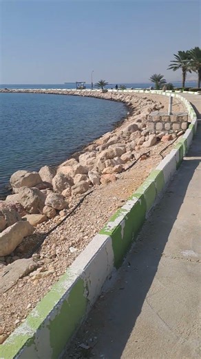 walking beside the beach with natural sounds...