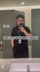 First Day of work at Bosch #learnontiktok #intern #bosch