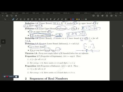 Sequence of real numbers related concepts for ug trb mathematics con:9384686847