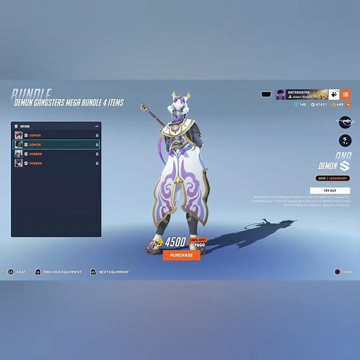 Overwatch: Demon Gangsters Mega Bundle👻💰